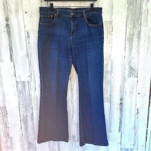 Lauren Ralph Lauren Women’s Size 14…34X31 Blue Denim Flare Leg Jeans